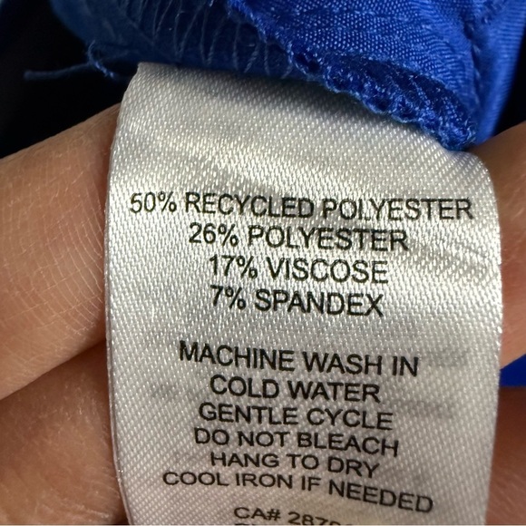 Joie NWT  Blue Wide Leg Pants with High-Waisted Design - Picture 15 of 16